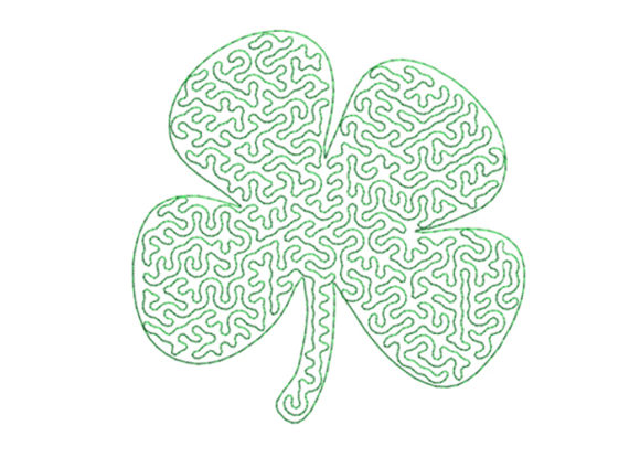 Clover Stippling: A Craft Fair-Ready Embroidery Design
