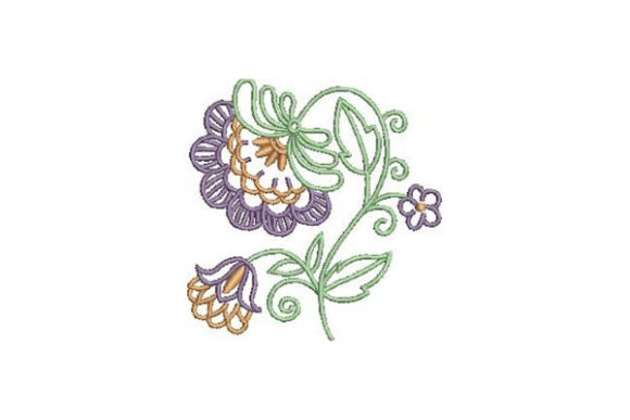 Decorative Outline Flower