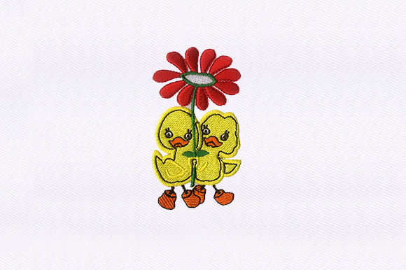 Flower Ducklings: A Charming, Practical Embroidery Design for Real Projects