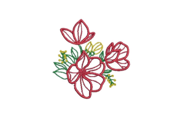 Flower Embellishment Design Outline Review