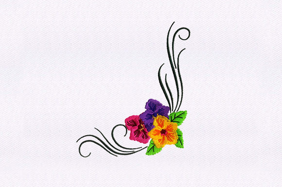 Flower Vines: A Thoughtful Embroidery Design for Meaningful Gifts