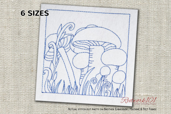 Mushroom Plant Redwork Review