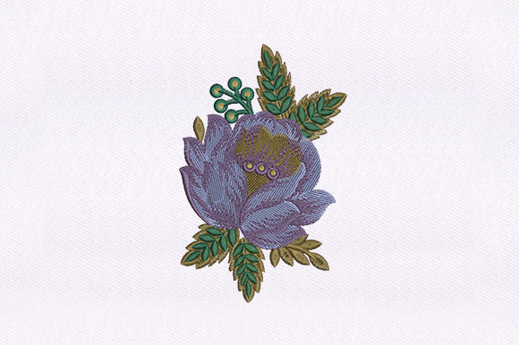 Precious Purple Flower Design