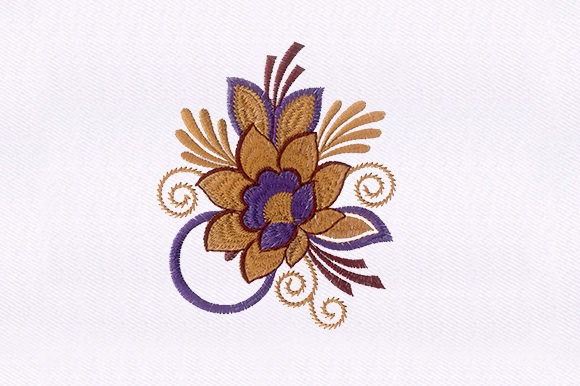 Purple Flower Design: A Seasonal Embroidery Review